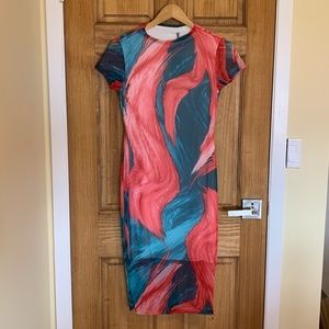 💞Different Strokes Mesh Midi Dress💞